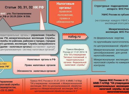 Положение об управлении федеральной налоговой службы — 2021 год
